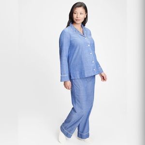 Love by Gap Blue Maternity* Chambray PJ Set